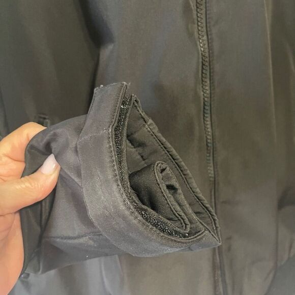 Coogi Australia Men's Vintage Full Zipper Hooded Bomber Jacket Black Size 3X - Picture 4 of 15